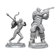 Critical Role Miniatures (W4): Ashari Stoneguard and Ashari Skydancer Platinum Golem Oni