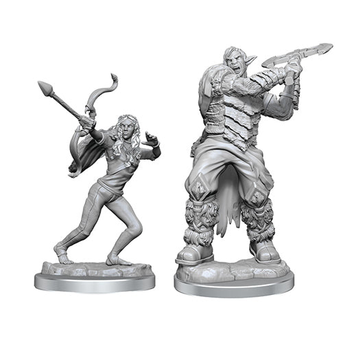 Critical Role Miniatures (W4): Ashari Stoneguard and Ashari Skydancer Platinum Golem Oni