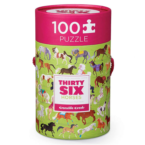 Crocodile Creek 100-piece Puzzle: 36 Horses