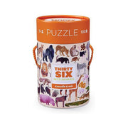 Crocodile Creek 100-piece Puzzle: 36 Wild Animals