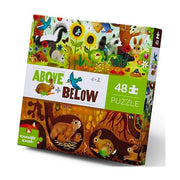 Crocodile Creek 48 pieces Above & Below: Backyard