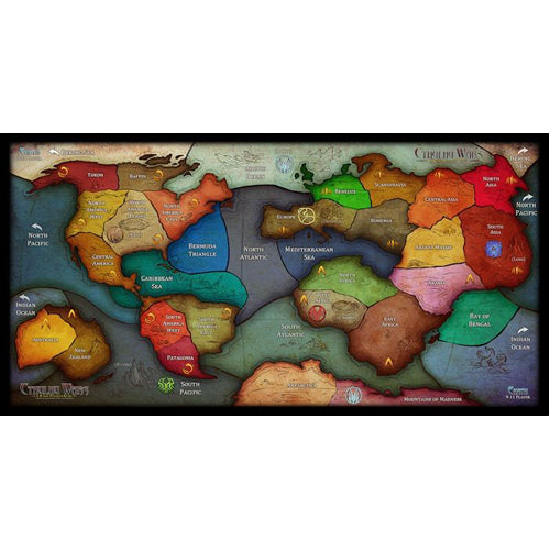 Cthulhu Wars: 9-11 Player Neoprene Earth Map