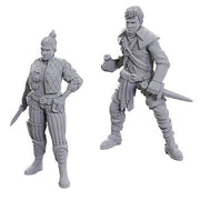 Cutpurses Male & Female: WizKids Deep Cuts Unpainted Miniatures (W23)