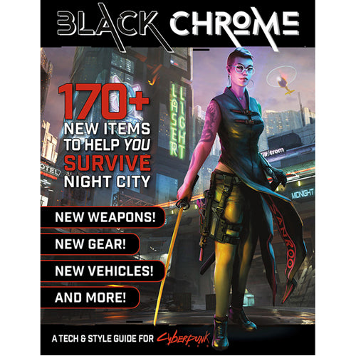 Cyberpunk Red RPG Black Chrome