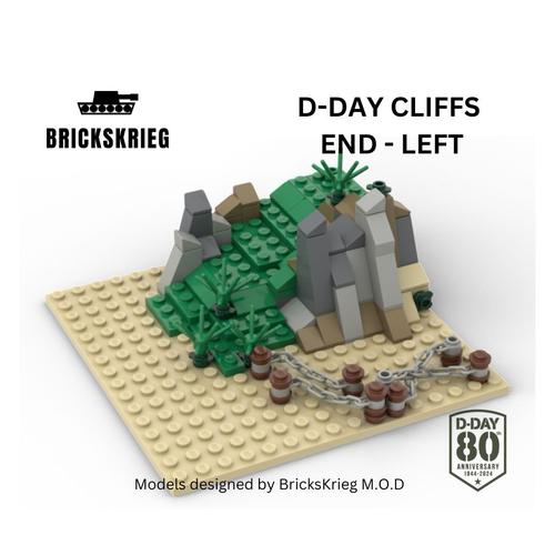 D-Day Beach Cliffs End - Left