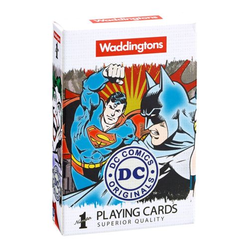 DC Superheroes Retro - Waddingtons No1 Playing Cards