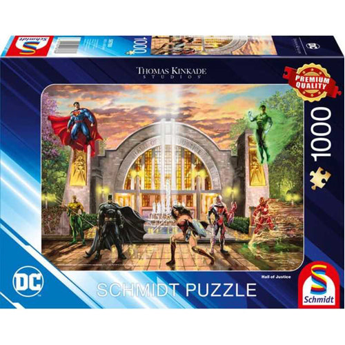 DC: The Hall of Justice Puzzle - 1000 Pieces