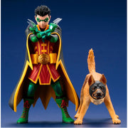 DC Universe Artfx+robin & Bat-hound Artfx+ Statue