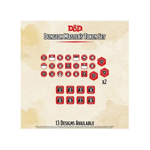 D&D Dungeon Master Token Set (28 Tokens)