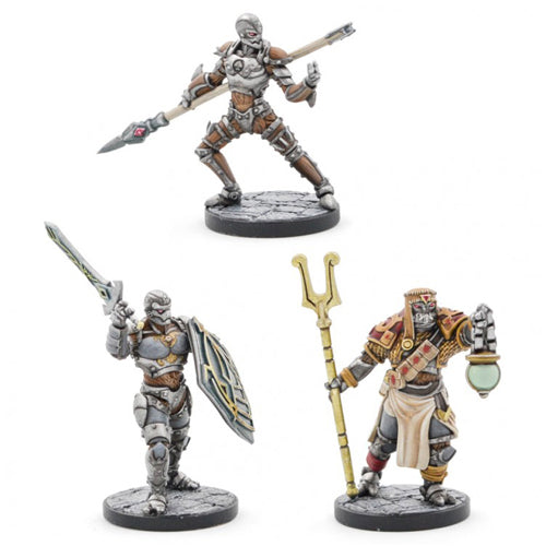 D&D: Eberron - Warforged Monk, Wizard & Fighter (3
