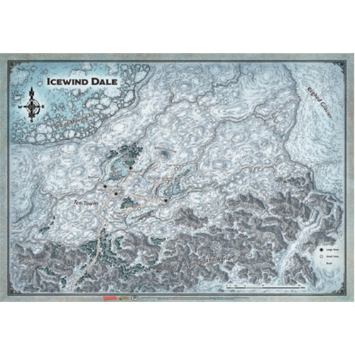 D&D: Icewind Dale Map (31'x20')