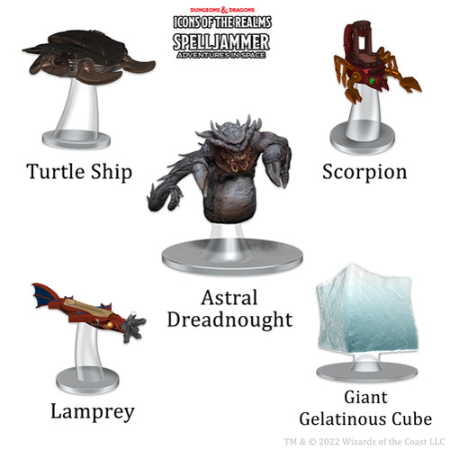 D&D Icons of the Realms Miniatures: Attacks from Deep Space - Ship Scale