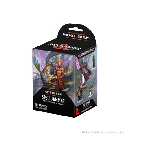 D&D Icons of the Realms Miniatures: Spelljammer: Adventures in Space 8ct. Booster Brick