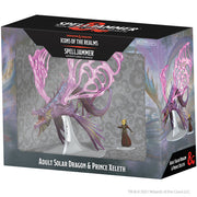 D&D Icons of the Realms Miniatures: Spelljammer Adventures in Space - Adult Solar Dragon & Prince Xeleth