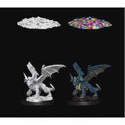 D&D Nolzur's Marvelous Unpainted Miniatures (W10) - Blue Dragon Wyrmling
