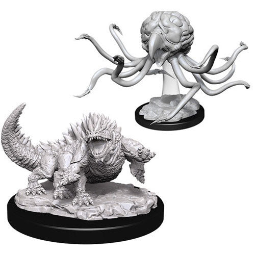 D&D Nolzur's Marvelous Unpainted Miniatures (W11): Grell & Basilisk Pack of 6