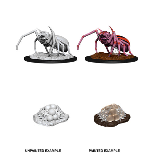 D&D Nolzur's Marvelous Unpainted Miniatures (W12) - Giant Spider & Egg Clutch