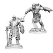 D&D Nolzur's Marvelous Unpainted Miniatures (W20): Earth Genasi Fighter