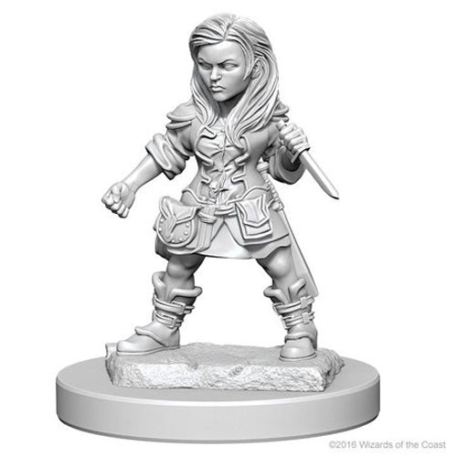 D&D Nolzur's Marvelous Unpainted Miniatures (Wave 1): Halfling Female Rogue