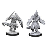 D&D: Nolzur's Marvelous Unpainted Miniatures (Wave 15): Lizardfolk Barbarian&Lizardfolk Cleric