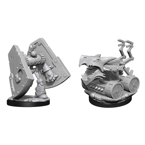 D&D: Nolzur's Marvelous Unpainted Miniatures (Wave 15): Stone Defender & Oaken Bolter
