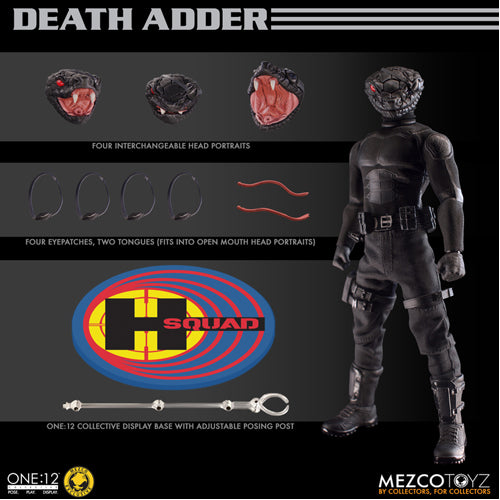 DEATH ADDER ONE:12 COLLECTIVE (MEZCO RUMBLE SOCIETY) UK EXCLUSIVE