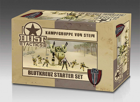 DUST 1947 Blutkreuz Starter Set "Kampfgruppe Von Stein" Primed