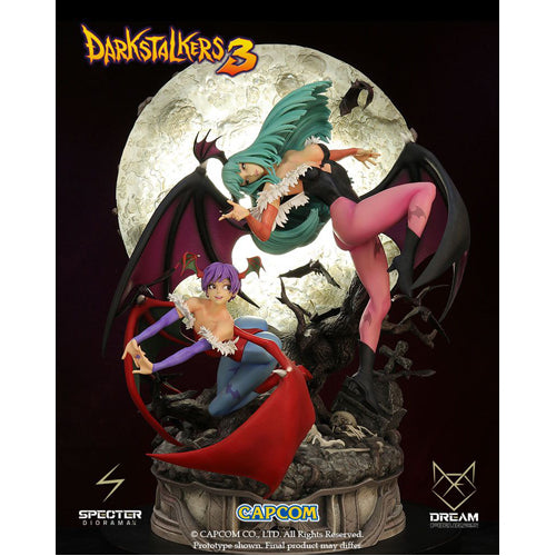 Darkstalkers 3 Specter Diorama 1/6 Morrigan & Lilith 47 cm