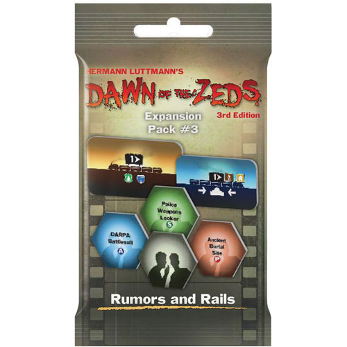 Dawn of the Zeds (3rd Edition) Expansion Pack 3: Rumors and Rails