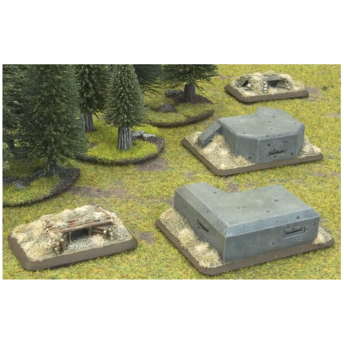 Defenses: Machine Gun Bunkers (x4)