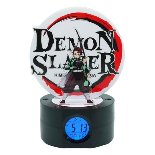 Demon Slayer: Kimetsu no Yaiba Alarm Clock with Light Tanjiro 21 cm