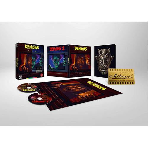 Demons 1 and Demons 2 Limited Edition (With Booklet and Poster) 4K Ultra HD - Blu-ray