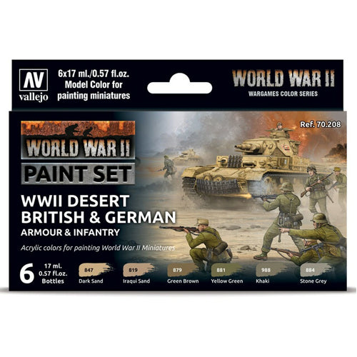 Desert British & German Armour & Infantry (6)