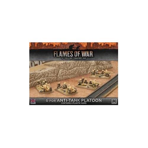 Desert Rats 6pdr Anti-tank Platoon (Plastic