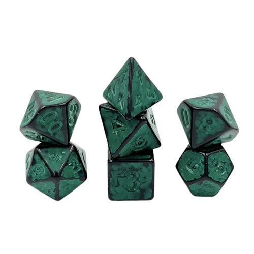 Dice Set Antik Dark Knight: Green
