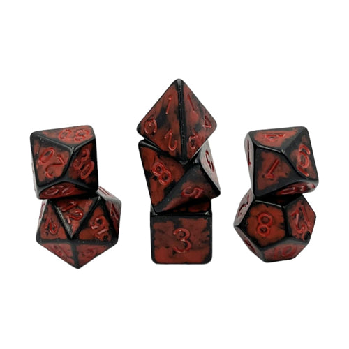 Dice Set Antik Dark Knight: Red
