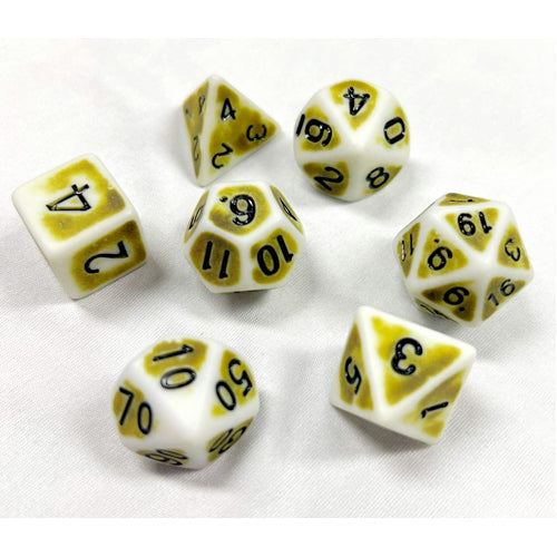 Dice Set Antique: Olive