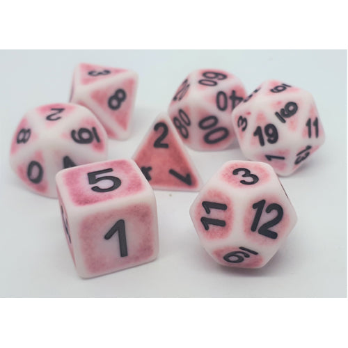 Dice Set Antique: Pink