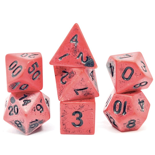 Dice Set Antique: Red