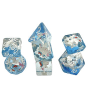 Dice Set: Blue Unicorn