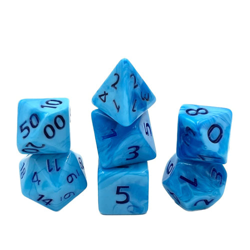 Dice Set: Blueberry Gum