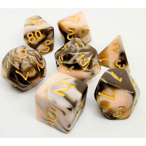 Dice Set Candysweet: Cappucino