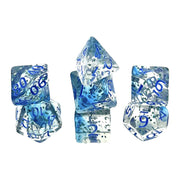 Dice Set Confetti: Blue Sulfer