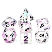 Dice Set Confetti: Mystic Pink