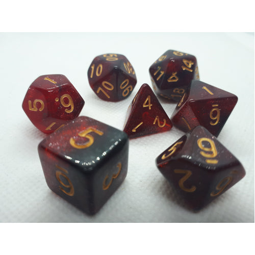 Dice Set Confetti: Racing Red
