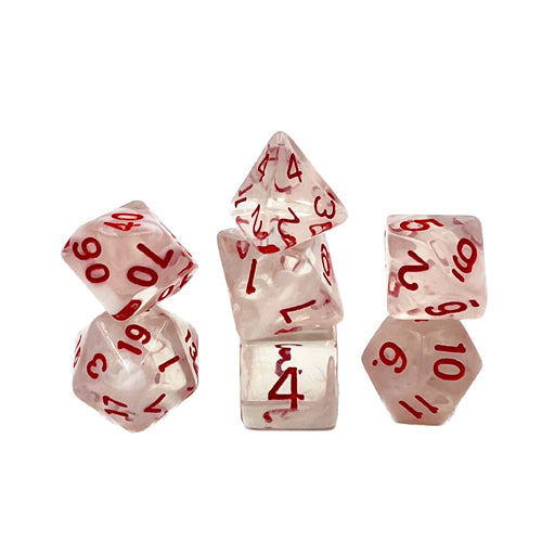 Dice Set Frosted: Red Princess