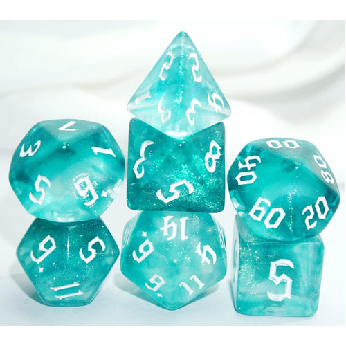 Dice Set Galaxy: Aquamarin