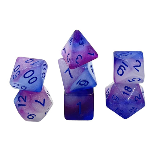 Dice Set Galaxy: Glow 3 Colors