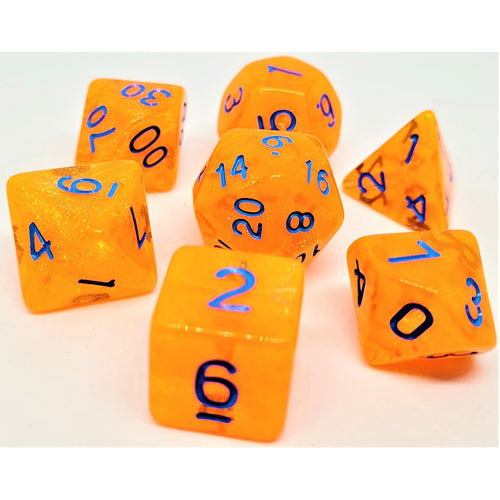 Dice Set Galaxy: Pumpkin
