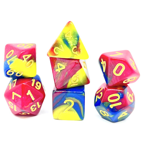 Dice Set: Harlekin